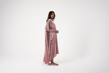 Load image into Gallery viewer, Long Sleeve Velvet Loose Maxi Dress
