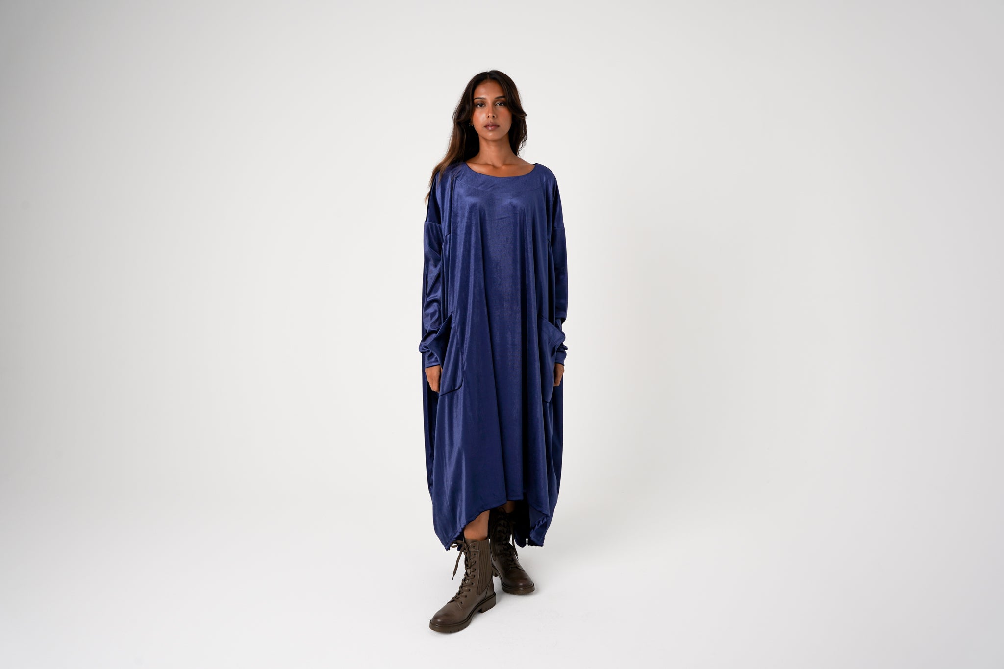 Long Sleeve Velvet Loose Maxi Dress – Linreadytowear